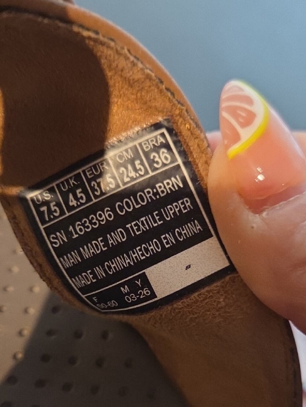 Skechers Womens Brown Dual-Strap Slide Sandals - Picture 3 of 8